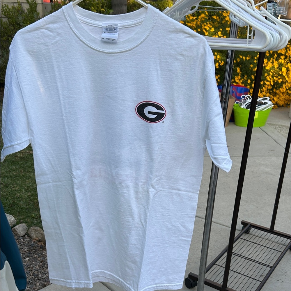 Vintage White T-Shirt with UGA LOGO